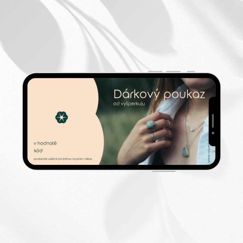 elektronický dárkový poukaz - 1500 Kč