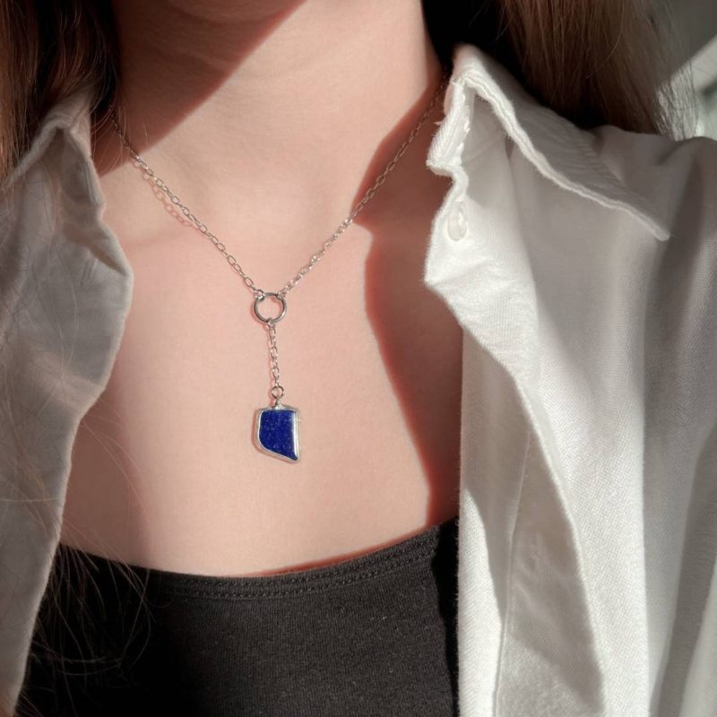 náhrdelník lapis lazuli - Svůdná