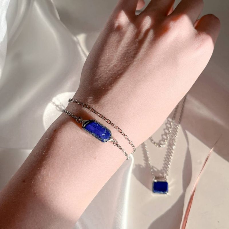 náramek lapis lazuli - Tichá noc II.