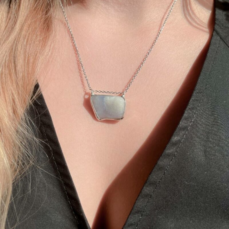 náhrdelník chalcedon - Minimalista