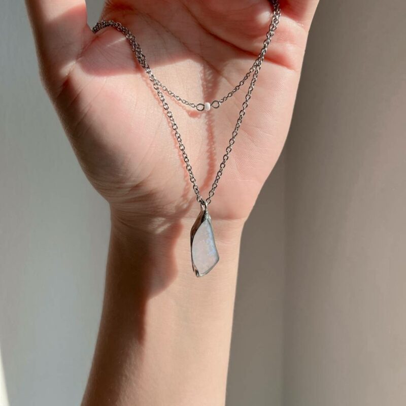 náhrdelník chalcedon - Oceán